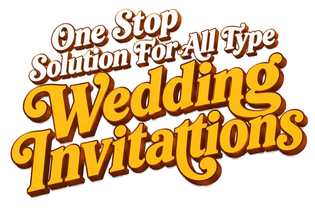One stop solution for every Wedding Invitation